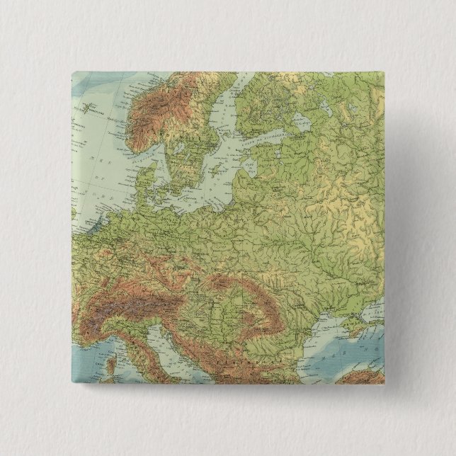 Chapa Cuadrada Europa 18 (Anverso)