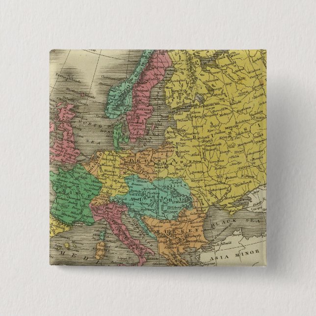 Chapa Cuadrada Europa 2 (Anverso)