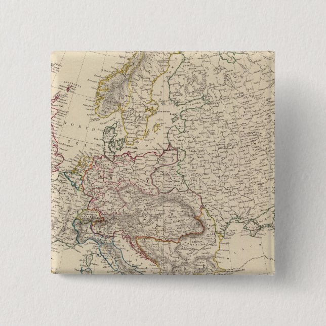 Chapa Cuadrada Europa 23 (Anverso)