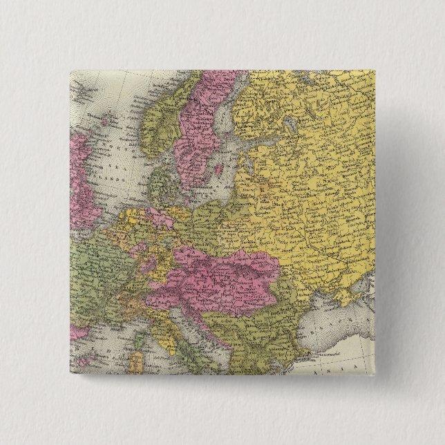 Chapa Cuadrada Europa 29 (Anverso)