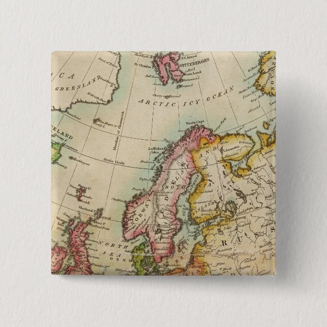 Chapa Cuadrada Europa 3 (Anverso)