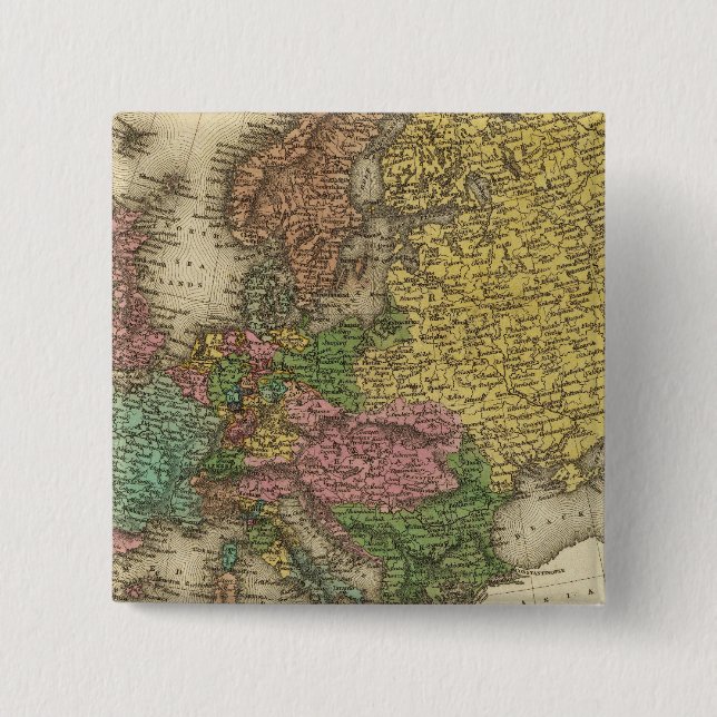 Chapa Cuadrada Europa 32 (Anverso)