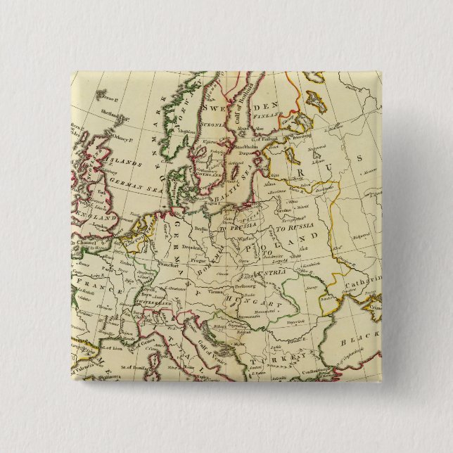 Chapa Cuadrada Europa 33 (Anverso)