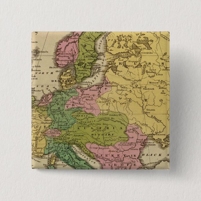 Chapa Cuadrada Europa 40 (Anverso)