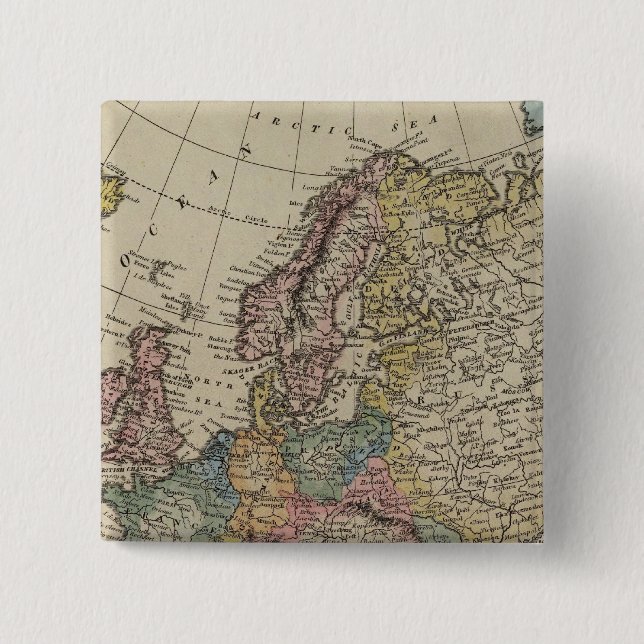 Chapa Cuadrada Europa 46 (Anverso)