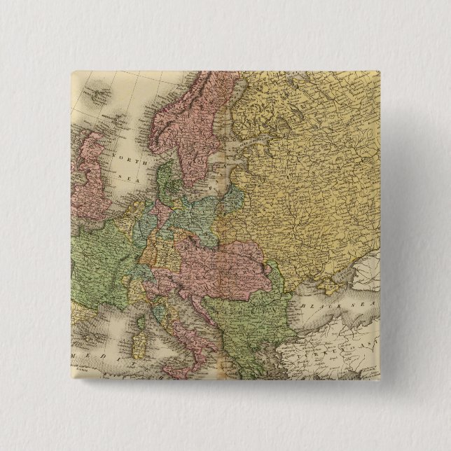 Chapa Cuadrada Europa 50 (Anverso)