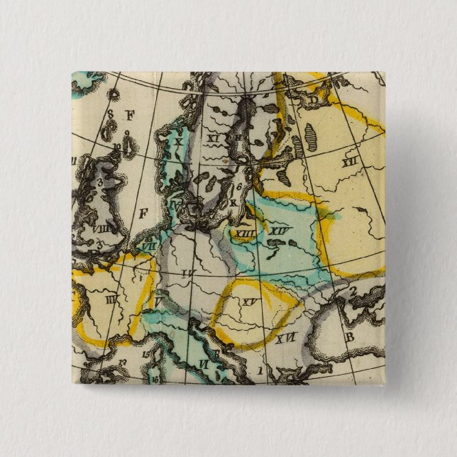 Chapa Cuadrada Europa 51 (Anverso)