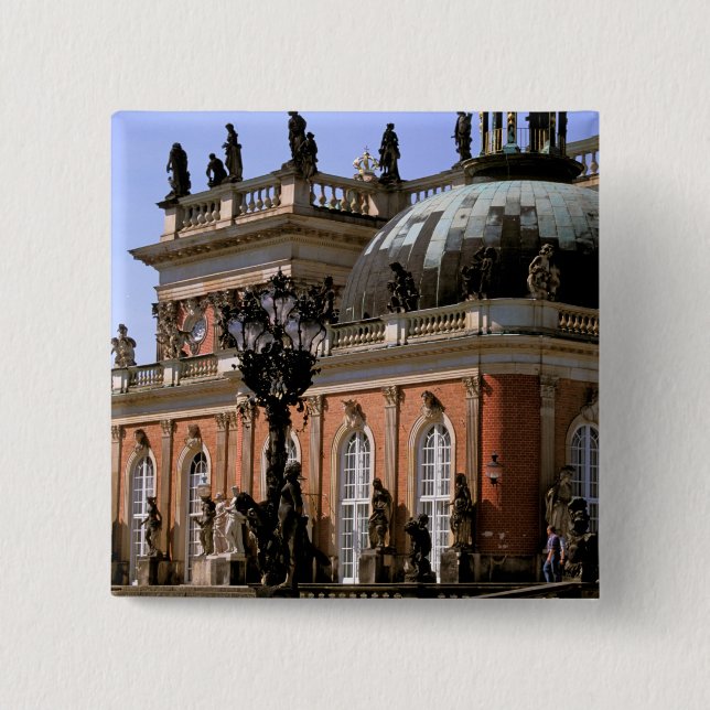 Chapa Cuadrada Europa, Alemania, Potsdam. Parc Sanssouci, Neus (Anverso)