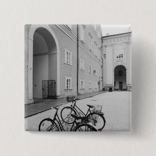 Chapa Cuadrada Europa, Austria, Salzburgo. Bicicletas en la