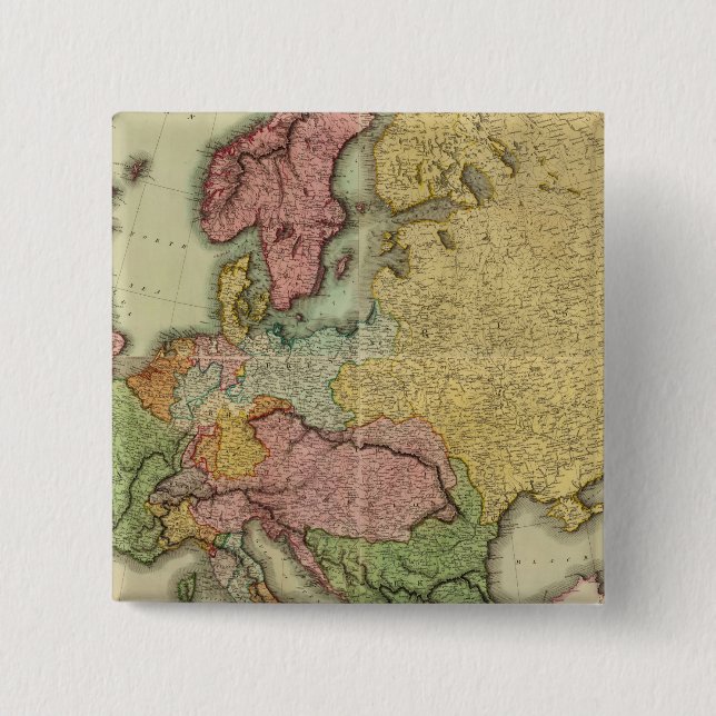 Chapa Cuadrada Europa compuesta (Anverso)