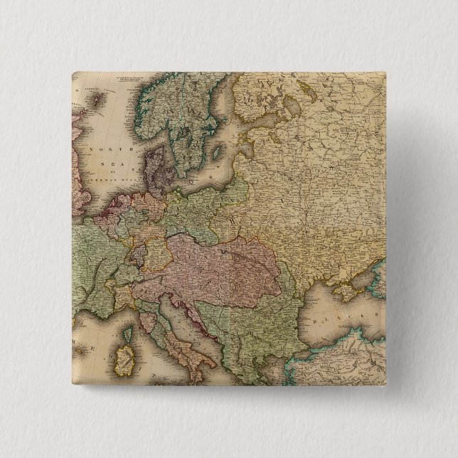 Chapa Cuadrada Europa compuesta 2 (Anverso)