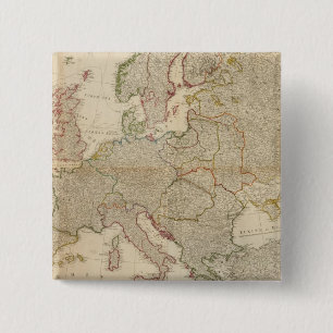 Chapa Cuadrada Europa compuesta con cuadros estadísticos