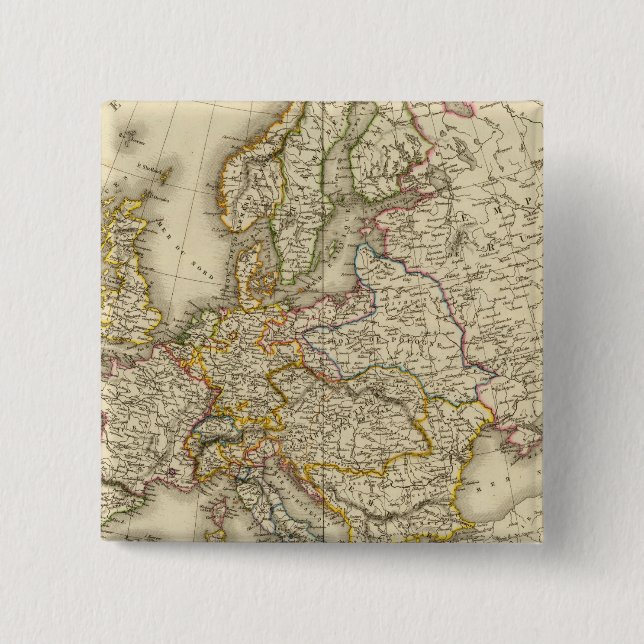 Chapa Cuadrada Europa en 1789 (Anverso)