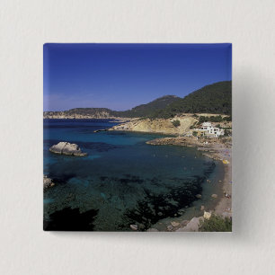 Chapa Cuadrada Europa, España, Baleares, Ibiza, Cala de