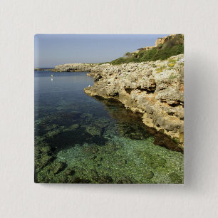 Chapa Cuadrada Europa, España, Menorca, Binibeca.