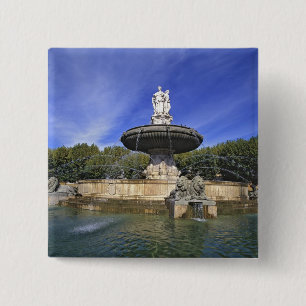 Chapa Cuadrada Europa, Francia, Aix-en-Provence. Fuente de