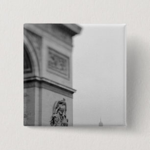 Chapa Cuadrada Europa, Francia, París. Arco de Triunfo y 2