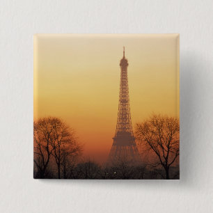 Chapa Cuadrada Europa, Francia, París. Torre Eiffel (media)