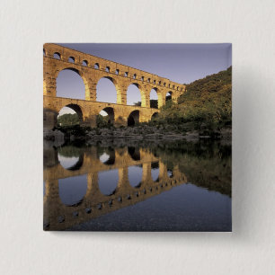 Chapa Cuadrada Europa, Francia, Provenza, Gard; Pont du Gard,