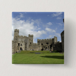 Chapa Cuadrada Europa, Gales, Caernarfon. Castillo de Caernarfon,
