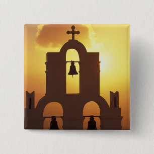 Chapa Cuadrada Europa, Grecia, Islas Cícladas, Santorini,