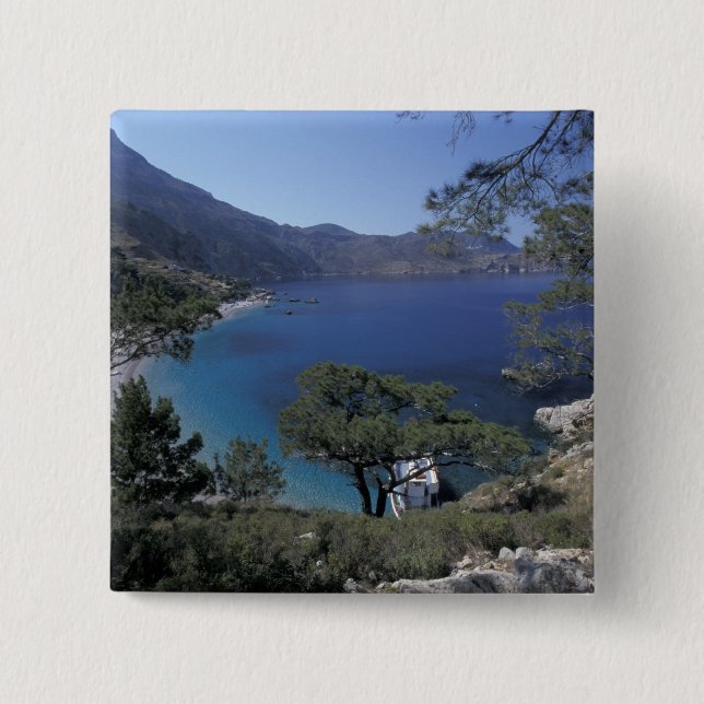 Chapa Cuadrada Europa, Grecia, Karpathos, Dodecanese; Apella (Anverso)