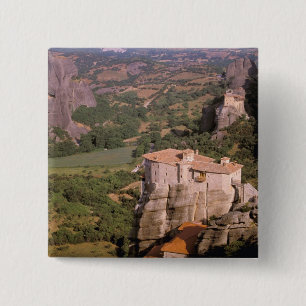 Chapa Cuadrada Europa, Grecia, Tesalia, Meteora, Kastraki.