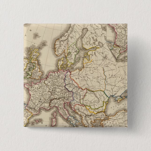 Chapa Cuadrada Europa histórica (Anverso)