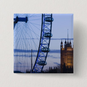 Chapa Cuadrada Europa, INGLATERRA, Londres: Cámaras del Parlament