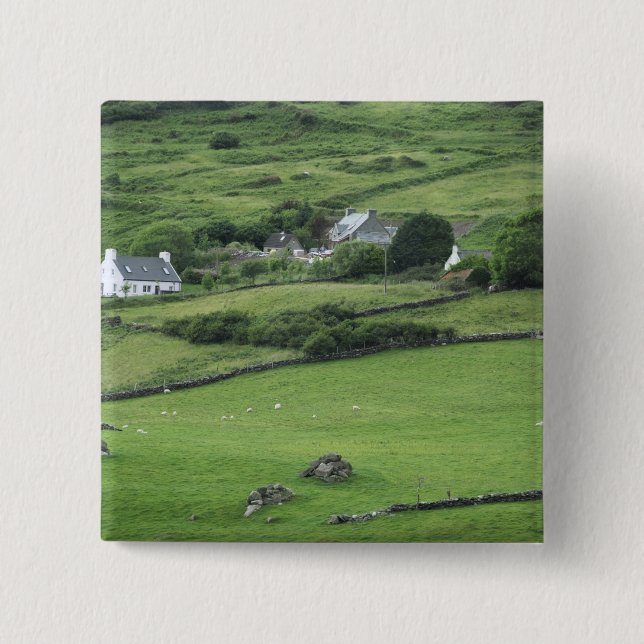 Chapa Cuadrada Europa, Irlanda, Condado de Kerry, Ring of Kerry. (Anverso)