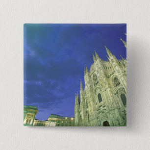 Chapa Cuadrada Europa, Italia, Lombardía, Milán. El Duomo,