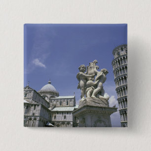Chapa Cuadrada Europa, Italia, Pisa, Torre inclinada de Pisa