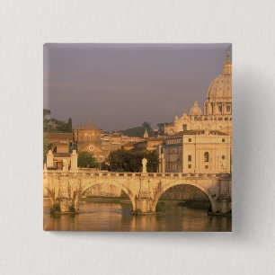 Chapa Cuadrada Europa, Italia, Roma, El Vaticano. Basílica San