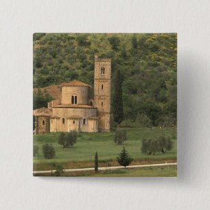 Chapa Cuadrada Europa, Italia, Toscana. Abbazia de Sant'Antimo,