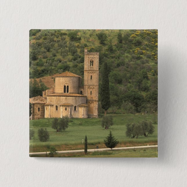 Chapa Cuadrada Europa, Italia, Toscana. Abbazia de Sant'Antimo, (Anverso)