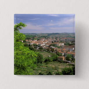 Chapa Cuadrada Europa, Italia, Toscana, Certaldo. colina medieval