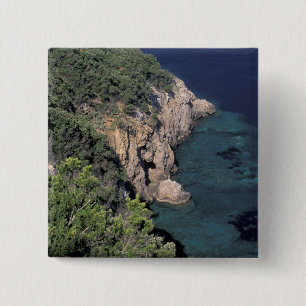 Chapa Cuadrada Europa, Italia, Toscana. Costa rocosa; Cala