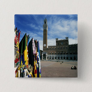 Chapa Cuadrada Europa, Italia, Toscana, Siena. Piazza del