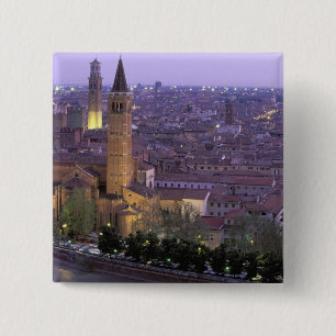 Chapa Cuadrada Europa, Italia, Véneto, Verona. Vista desde Caste
