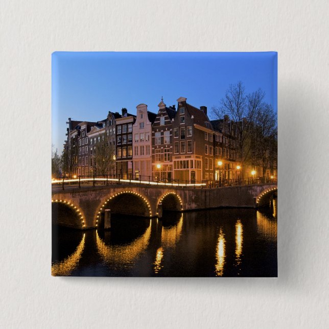 Chapa Cuadrada Europa, Países Bajos, Holanda, Ámsterdam, (Anverso)
