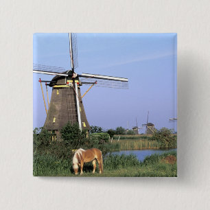 Chapa Cuadrada Europa, Países Bajos, Zuid Holland, Kinderdijk.2