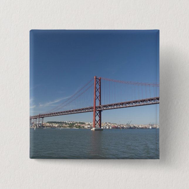 Chapa Cuadrada Europa, Portugal, Lisboa). Puente (Anverso)