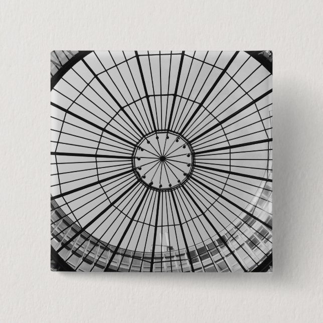 Chapa Cuadrada Europa, Suiza, Zúrich. Domo de vidrio de (Anverso)