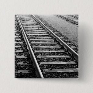 Chapa Cuadrada Europa, Suiza, Zurich. Vías de tren