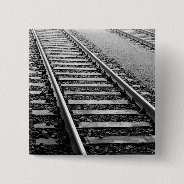 Chapa Cuadrada Europa, Suiza, Zurich. Vías de tren (Anverso)