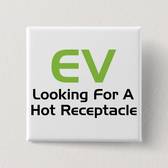 Chapa Cuadrada EV Buscando Un Receptáculo Caliente (Anverso)