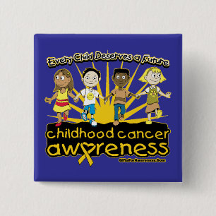 Chapa Cuadrada Every Child Deserves A Future Childhood Cancer