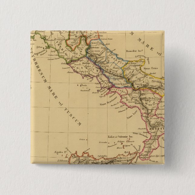 Chapa Cuadrada Ex Italia (Anverso)