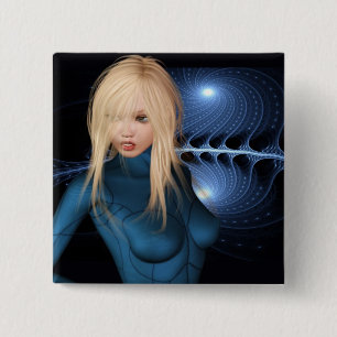 Chapa Cuadrada Exhibición de la escena de la ciencia ficción