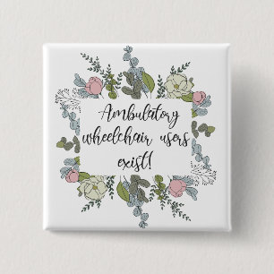 Chapa Cuadrada Existen usuarios de silla de ruedas de administrac